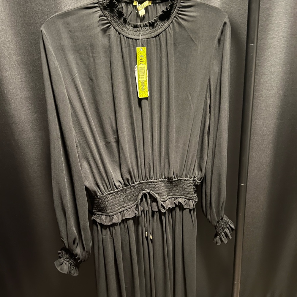 Gianni Bini Elegant Black Long Sleeve Dress